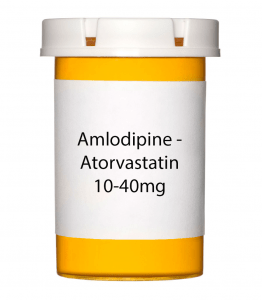 Amlodipine-Atorvastatin 10-40mg Tablets - 30 Count Bottle