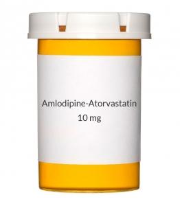 Amlodipine-Atorvastatin 10-10mg Tablets - 30 Count Bottle