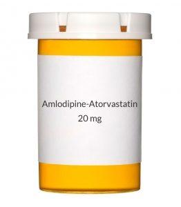 Amlodipine-Atorvastatin 10-20mg Tablets - 30 Count Bottle