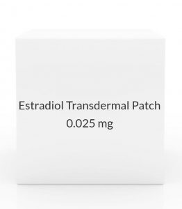 Estradiol Transdermal Patch 0.025mg/Day (Pack of 4) - Once Weekly