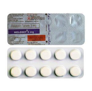 Meloset (Melatonin) 3 mg